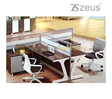 Panen Raya Furniture MEJA KANTOR STAFF DOUBLE ZEUS 1718