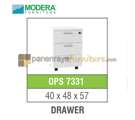 Panen Raya Furniture Laci Dorong Modera OPS 7331 White 40x48x57