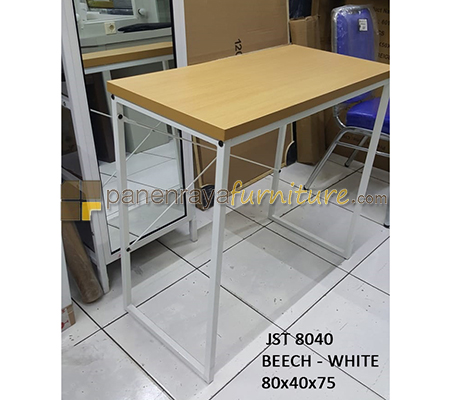 Panen Raya Furniture Meja Tulis Euro JADE JST 8040 Beech-White 80x40x75 