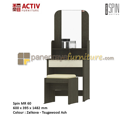 Panen Raya MEJA RIAS 1 LACI ACTIV SPIN MR 60 (ZALKOVA - TSUGAWOOD ASH) 60x40x148