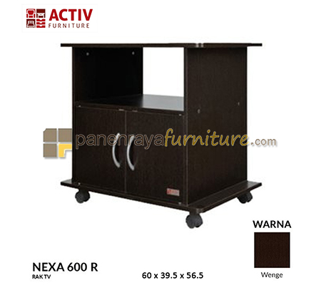 Panen Raya Furniture MEJA TV ACTIV NEXA 600 R WENGE