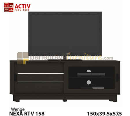 Panen Raya Furniture MEJA TV ACTIV NEXA RTV 158 WENGE