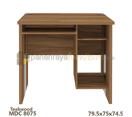 Panen Raya Furniture Meja Komputer Expo MDC 8075 Teak Wood 80x75x75