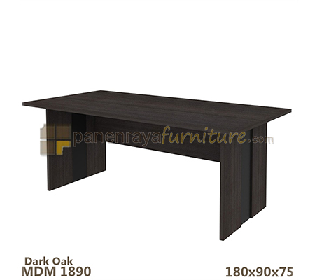 Panen Raya Furniture Meja Meeting Persegi Expo MDM 1890 Dark Oak 180x90x75