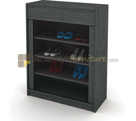 Panen Raya Furniture Rak Sepatu Expo SC 4205 Dark Tecido 80x33x120