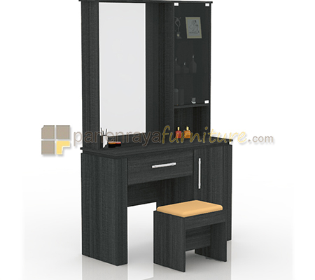 Panen Raya Meja Rias Plus Puff Expo DT 2207 Dark Tecido 110x40x179