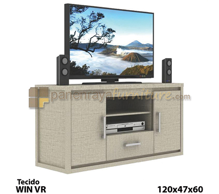 Panen Raya Furniture Meja TV Expo WIN VR Tecido 120x47x60