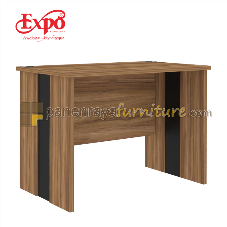 Panen Raya Furniture Meja Kantor Expo MD 1275 Teakwood 120x75x75