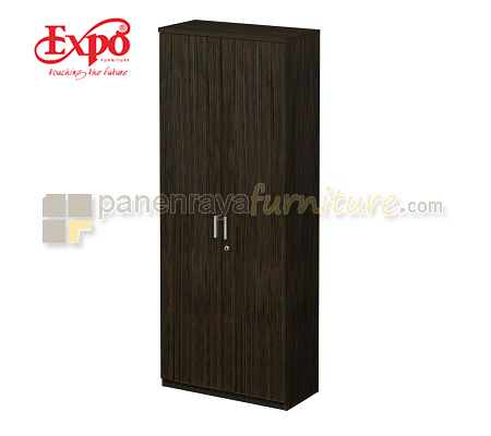 Panen Raya Furniture Lemari Arsip Tinggi Expo DHC 00 Pintu Panel Dark Oak 79x40x203