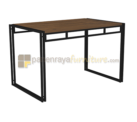 Panen Raya Meja Makan Expo M DN 1309 Matt Wood - Black 130x80x83