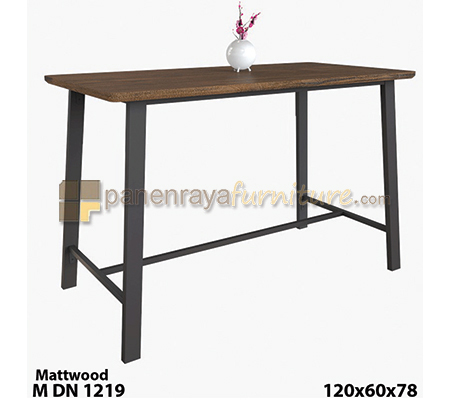 Panen Raya Meja Makan Expo M DN 1219 Matt Wood 120x60x78