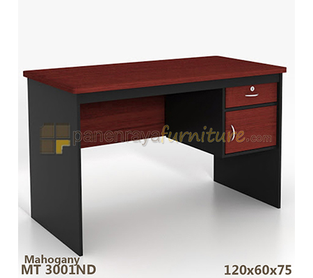 Panen Raya Furniture Meja Kantor Expo MT 3001 ND Mahogani 120x60x75