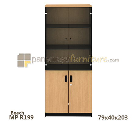 Panen Raya Furniture Lemari Arsip Tinggi Expo MP R199 Beech 79x40x198