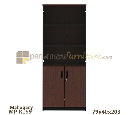 Panen Raya Furniture Lemari Arsip Tinggi Expo MP R199 Mahogani 79x40x198
