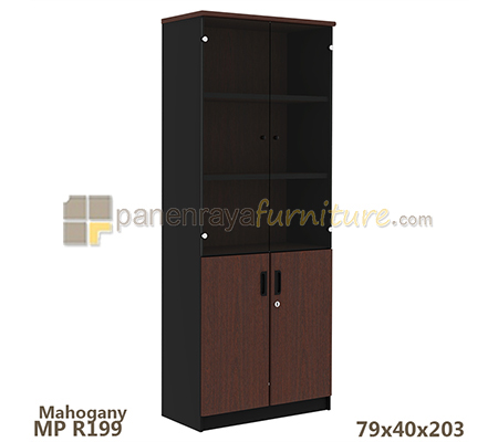 Lemari Arsip Tinggi Expo MP R199 Mahogani 79x40x198