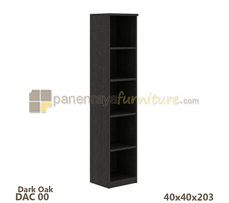 Panen Raya Rak Kantor Tinggi Expo DAC 00 Dark Oak 40x40x203