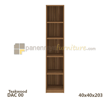 Panen Raya Rak Kantor Tinggi Expo DAC 00 Teak Wood 40x40x203