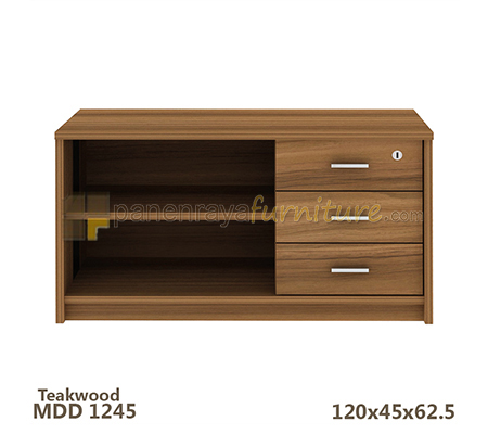 Panen Raya Furniture Meja Samping Expo MDD 1245 Teak Wood 120x45x63