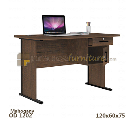 Panen Raya Furniture Meja Kantor Expo OD 1202 Mahogani 120x60x75