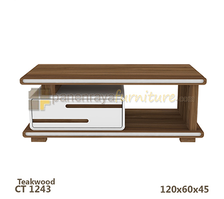 Panen Raya Furniture COFFEE TABLE EXPO CT 1243 TEAKWOOD