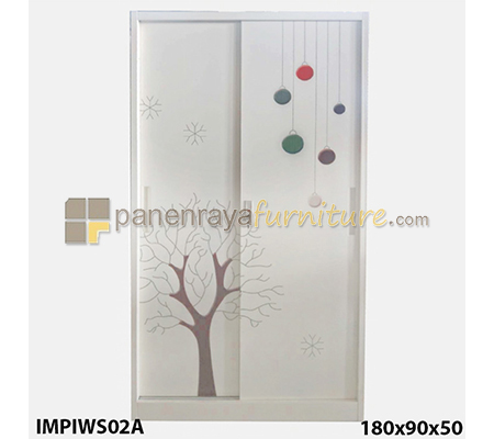 Panen Raya LEMARI PAKAIAN METAL IMPORTA IMP IWS02A