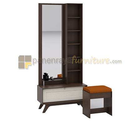 Panen Raya Meja Rias Graver MR 2126 Colombia Walnut 70x40x170