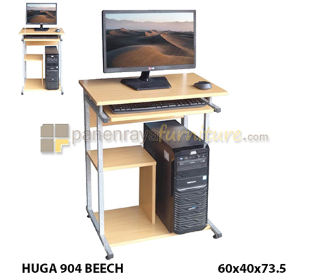 Panen Raya Furniture MEJA KOMPUTER LUNAR HUGA 904 Beech 60x40
