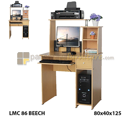 Panen Raya Furniture MEJA KOMPUTER LUNAR LMC 86 Beech 80x40