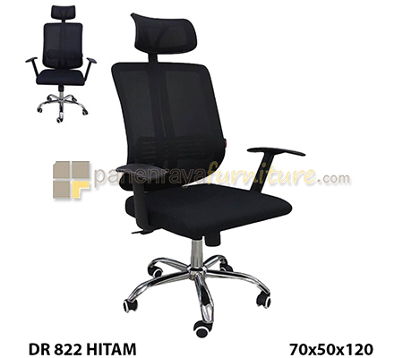 Panen Raya Kursi Manager Lunar DR 822 Black 70x50x120