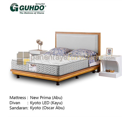 Panen Raya Furniture Guhdo New Prima (Set Kyoto with LED Light) Full Set