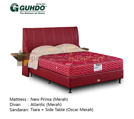 Panen Raya Furniture Guhdo New Prima Atlantik Style (Set Tiara with Side Table) Full Set