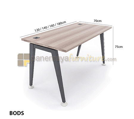 Panen Raya Furniture Office Single Desk HighPoint Seven BODS 57000 1270 W67 Brighton 120x70x75