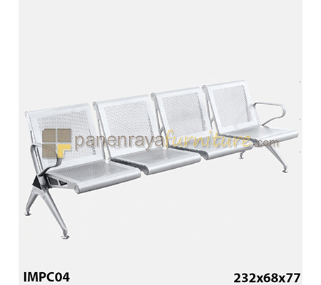 Panen Raya Furniture KURSI TUNGGU 4 DUDUKAN IMPORTA IMP C04