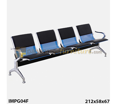 Panen Raya Furniture KURSI TUNGGU 4 DUDUKAN IMPORTA IMP G04F
