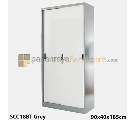 Panen Raya Furniture Lemari Arsip Besi IMPORTA SC C18 BT Grey - Beige 90x40x185