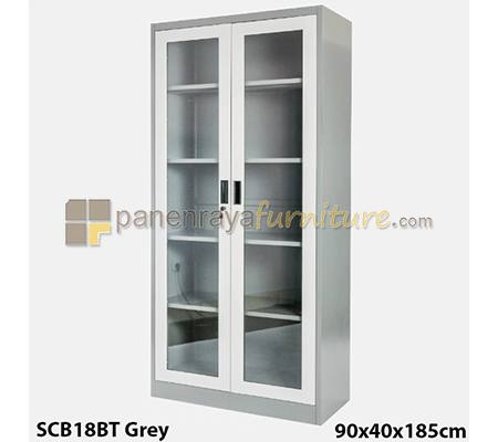 Panen Raya Lemari Arsip Besi IMPORTA SC B18 BT Grey - Beige 90x40x185