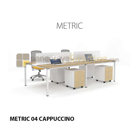 Panen Raya Furniture WORKSTATION STAFF 4 SEATER HIGHPOINT METRIC 04 1670