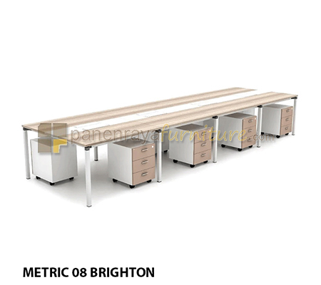 Panen Raya Furniture WORKSTATION STAFF 8 SEATER HIGHPOINT METRIC 08 1670