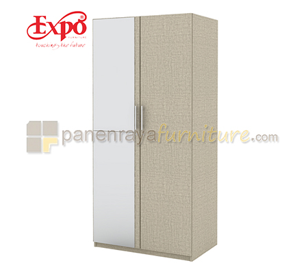 Panen Raya Lemari Pakaian 2 Pintu Expo LP 2101 Tecido 95x57x200