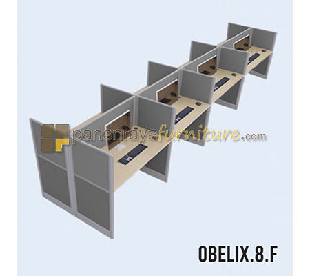 Panen Raya Furniture Workstation 8 Seater Indachi Obelix.8.F 