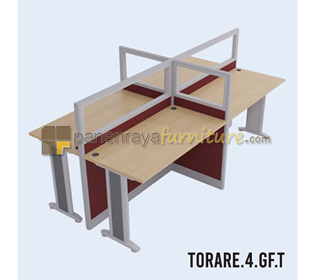 Panen Raya Furniture Workstation 4 Seater Indachi Torare.4.GF.T 