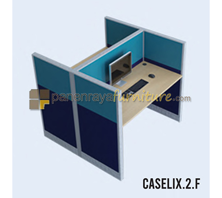 Panen Raya Furniture Workstation 2 Seater Indachi Caselix.2.F