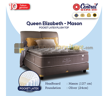Panen Raya Furniture Central Queen Elizabeth Oliver (Set Mason) Full Set