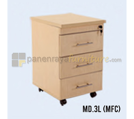 Panen Raya Furniture Laci Dorong 3 Laci MFC Indachi MD 3L