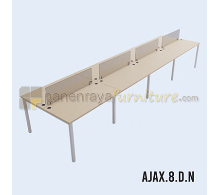 Panen Raya Furniture Workstation 8 Seater Indachi Ajax.8.D.N