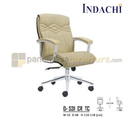 Panen Raya Furniture Kursi Kantor Indachi D 531 CR TC