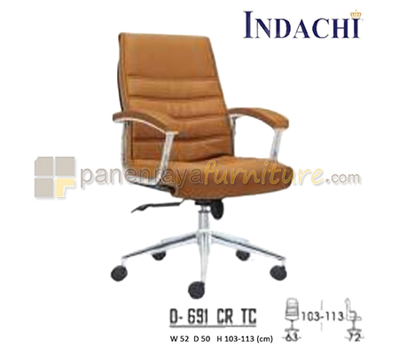 Panen Raya Furniture Kursi Kantor Indachi D 691 CR TC