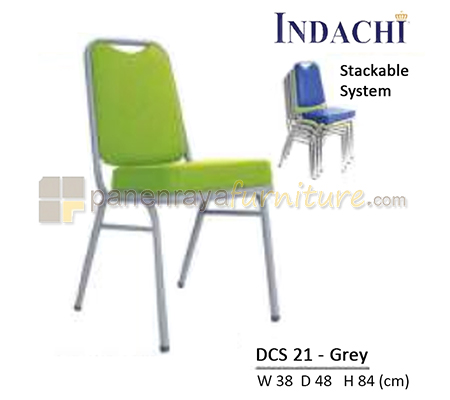 Panen Raya Furniture Kursi Susun Indachi DCS 21 Grey