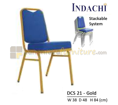 Panen Raya Furniture Kursi Susun Indachi DCS 21 Gold