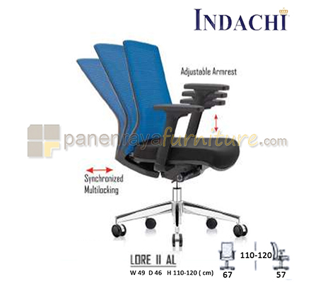 Panen Raya Furniture Kursi Kantor Indachi Lore II AL